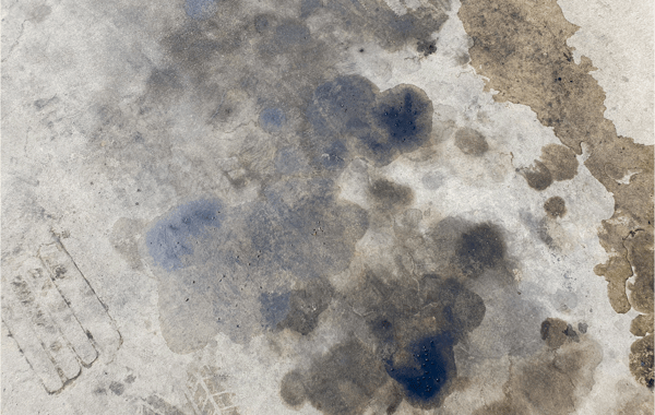 stained concrete garage floor