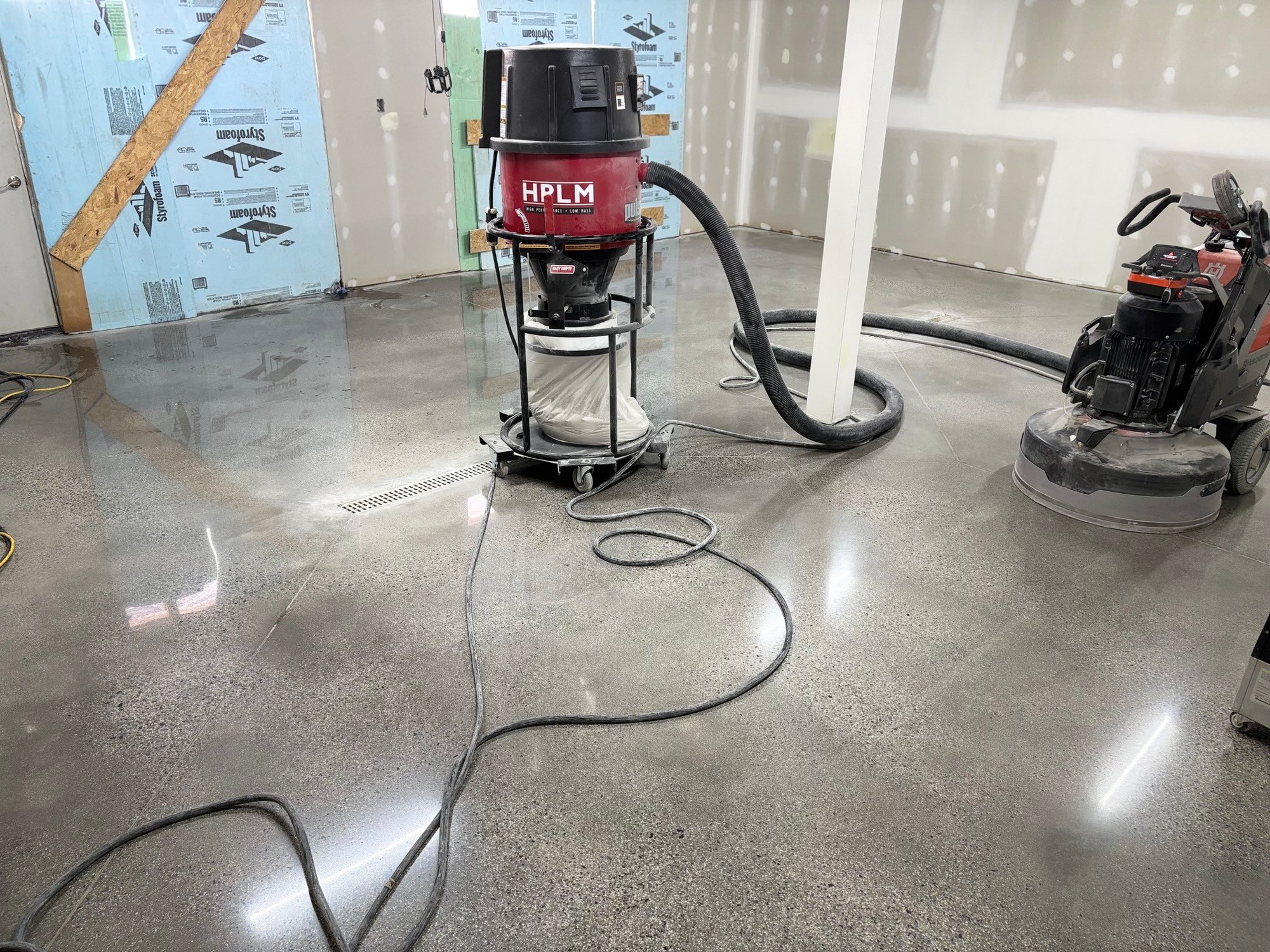 concrete polishing equipment