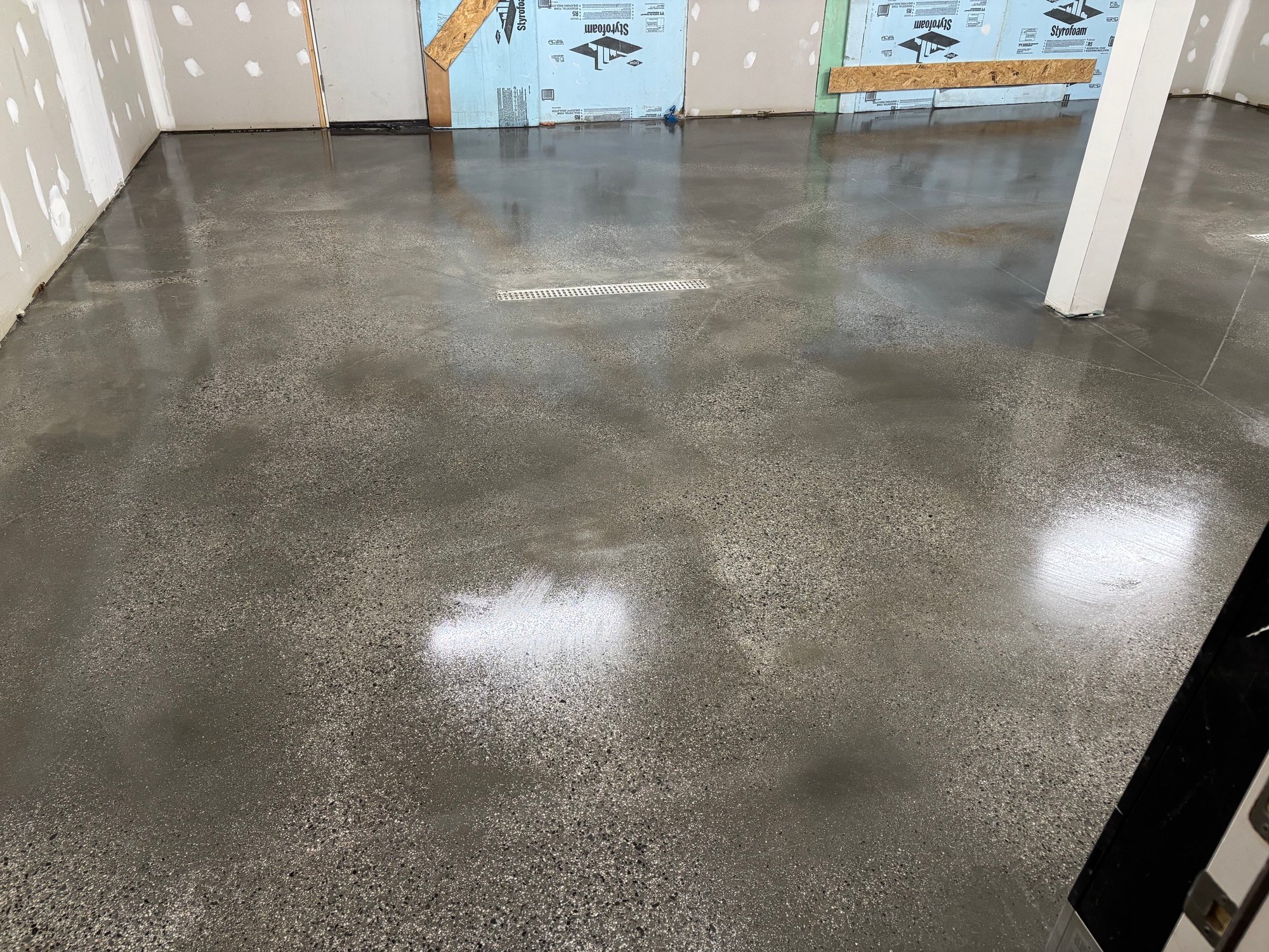 polished concrete floor