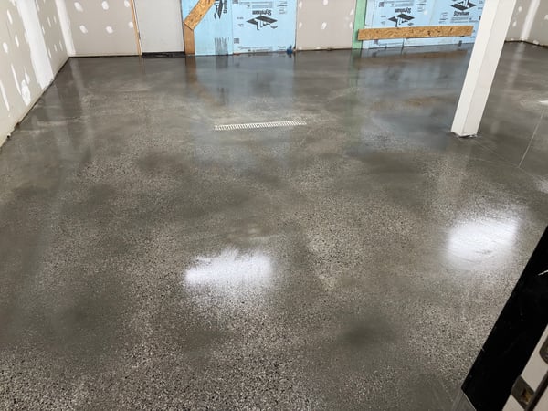 polished concrete floor