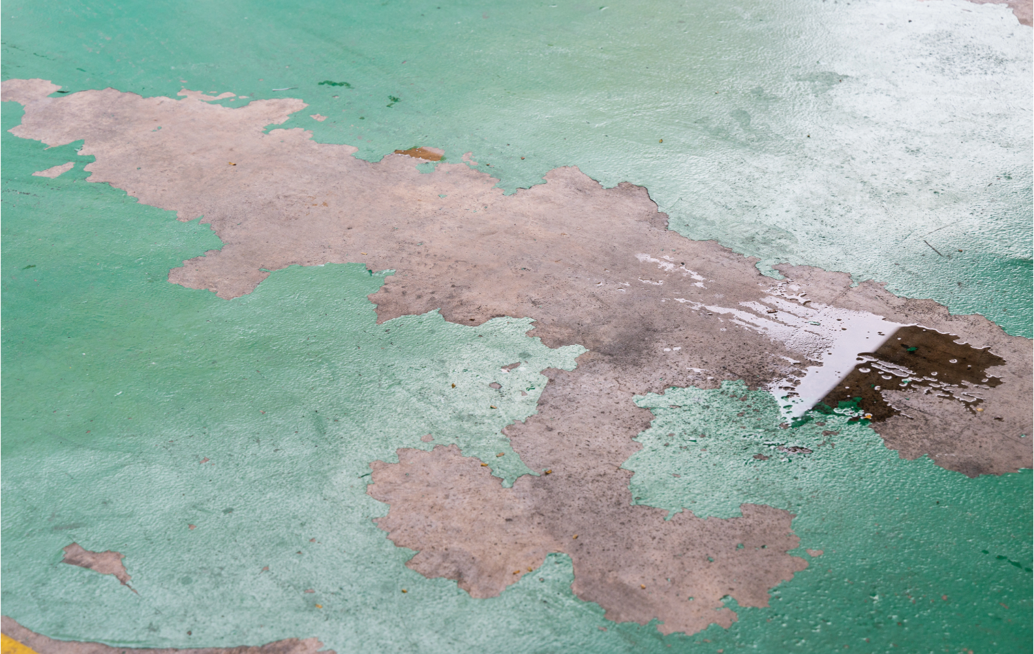 peeling garage floor paint